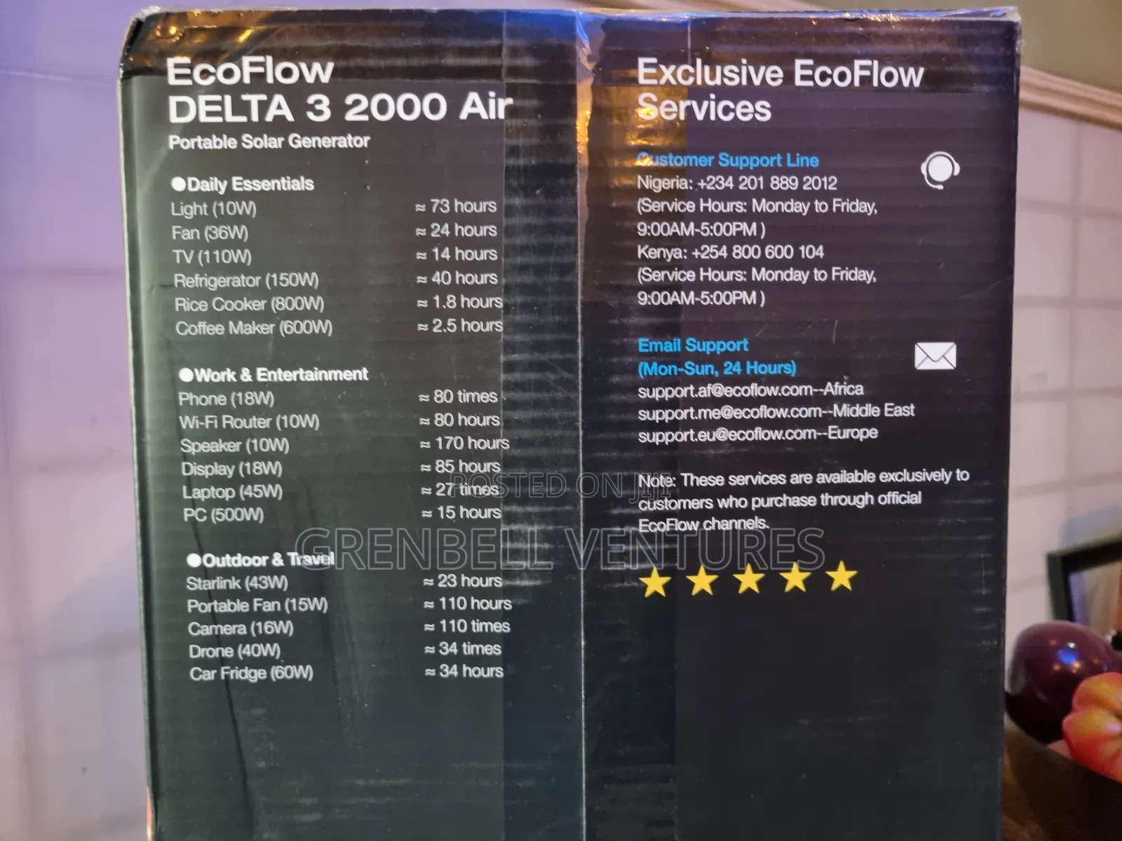 Ecoflow Delta 3 2000 Air
