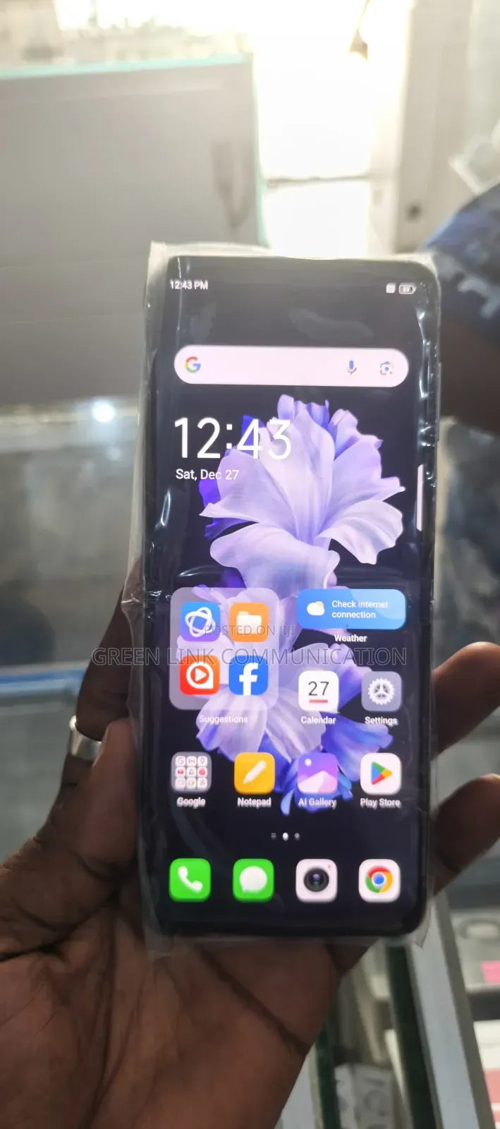Tecno Phantom V Flip 256 GB Blue