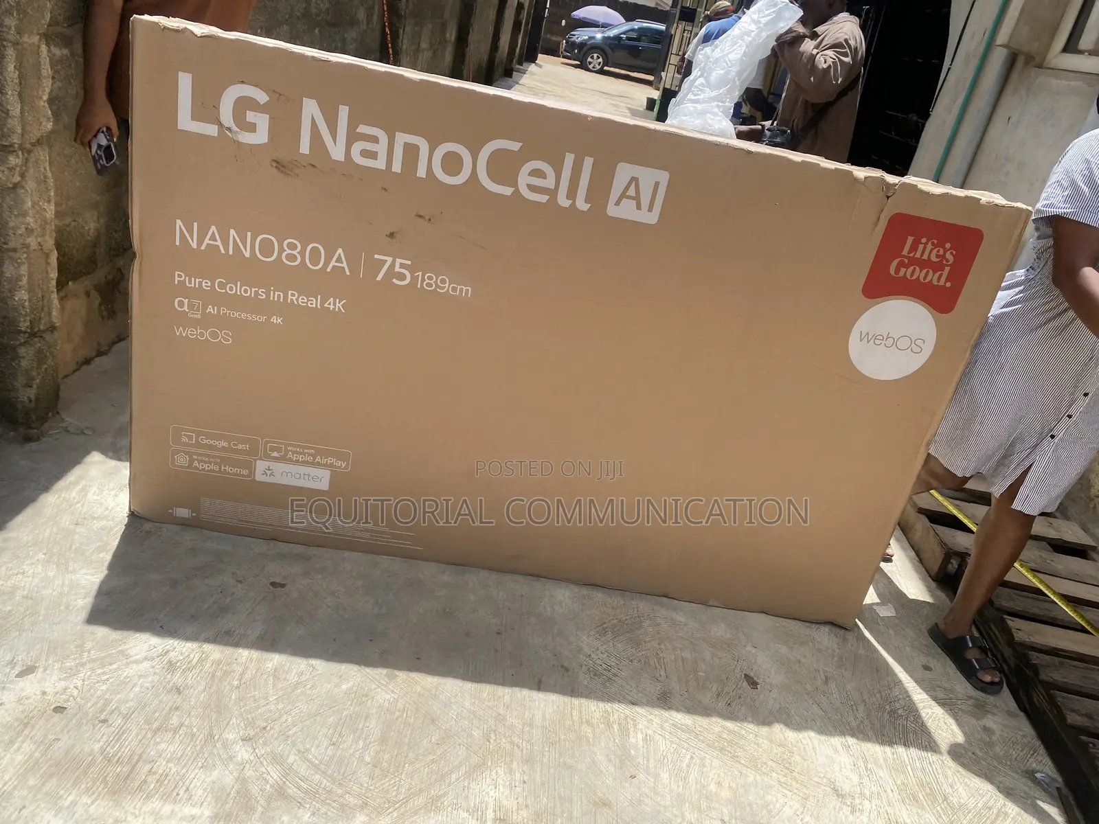 LG Nanocell Ai TV 75nano80a6a 75-Inch 4k UHD Hdr10 Smart Television