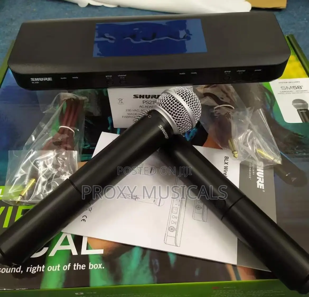 Shure BLX288/PG58 Wireless Microphone System