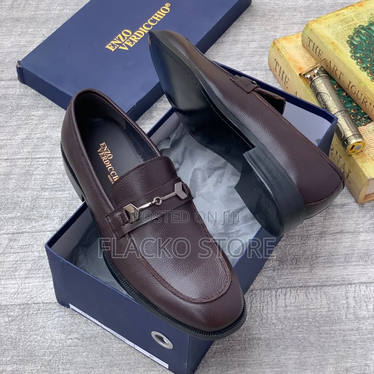 High Quality Enzo Verdicchio Loafers Shoes