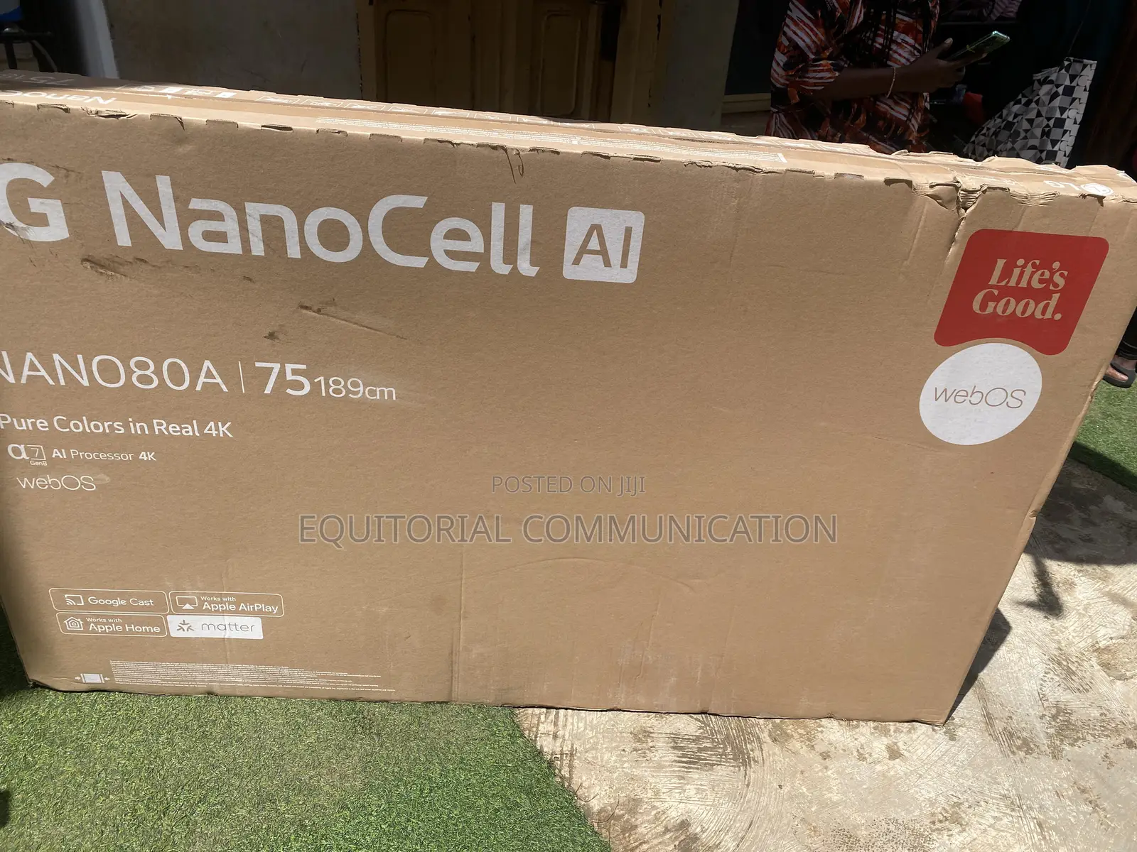 LG 75-Inch NanoCell AI Smart Television 4K UHD With Game Optimizer