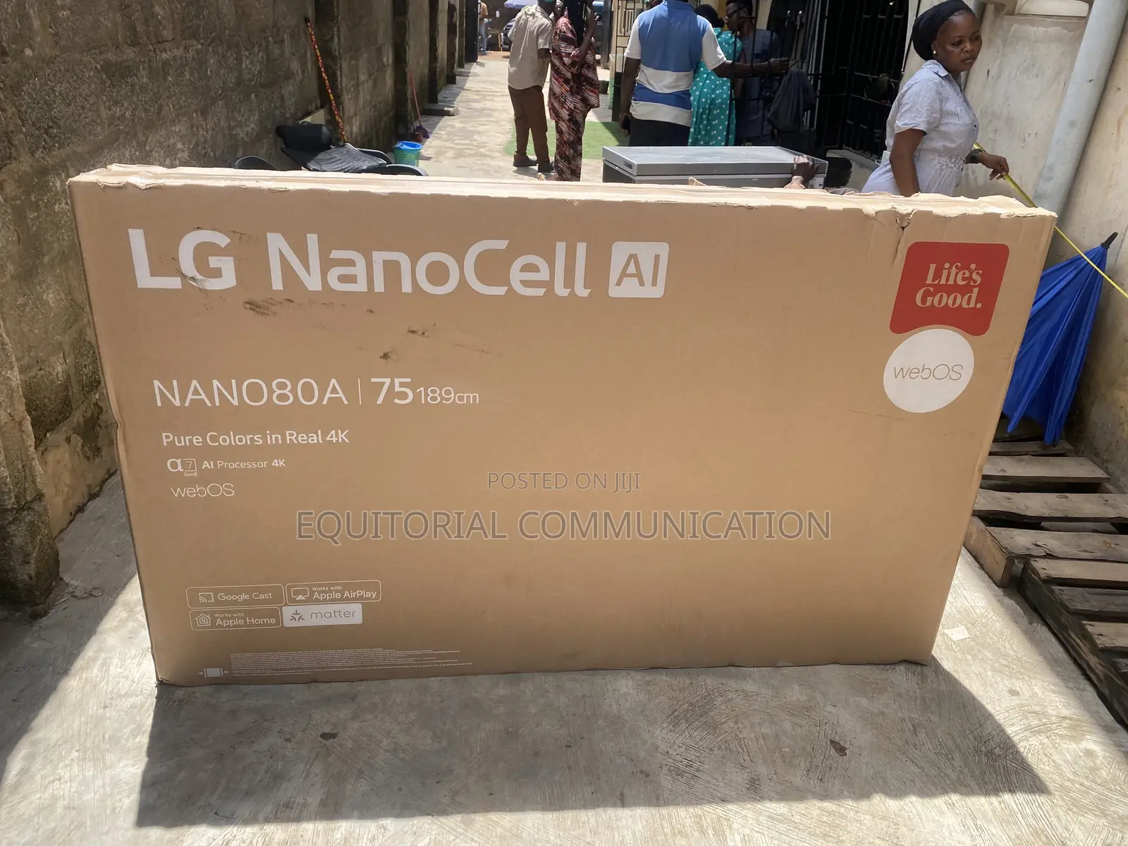LG 75nano80a6a 4k UHD Nanocell TV With Α7 Ai Processor 4k Gen8