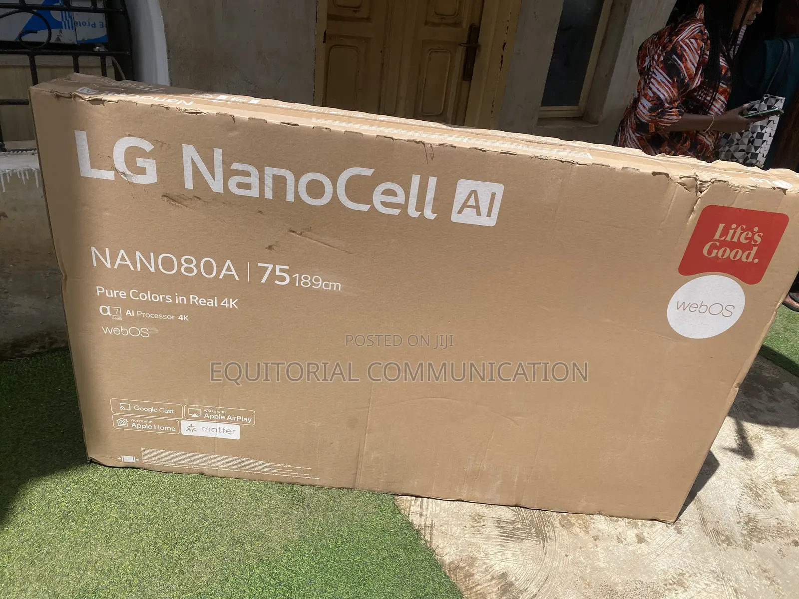 LG 75nano80a6a 4k UHD Nanocell TV With Α7 Ai Processor 4k Gen8