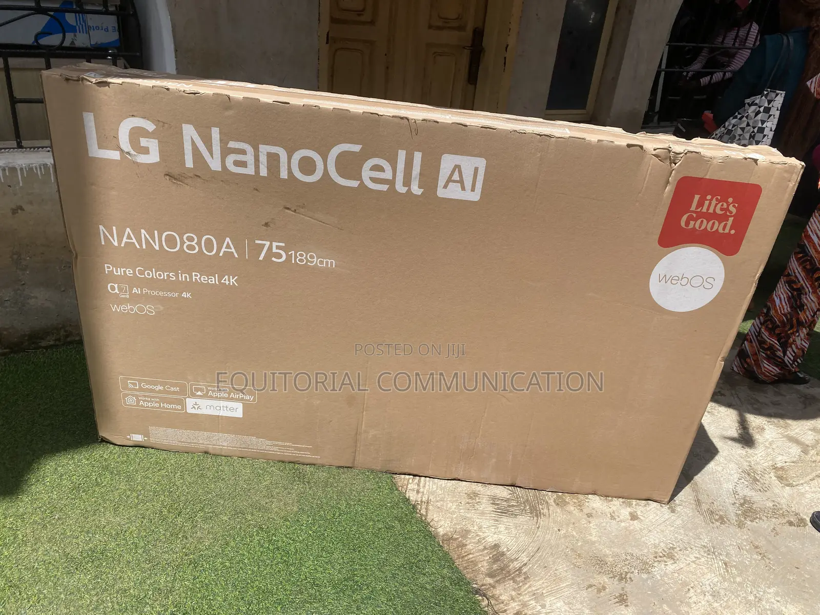 LG 75-Inch NanoCell 4K Smart TV With Filmmaker Mode and webOS 25