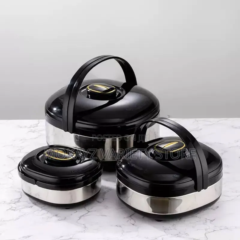 3pcs High Quality Insulated Stainless Inner Cooler/Warmer