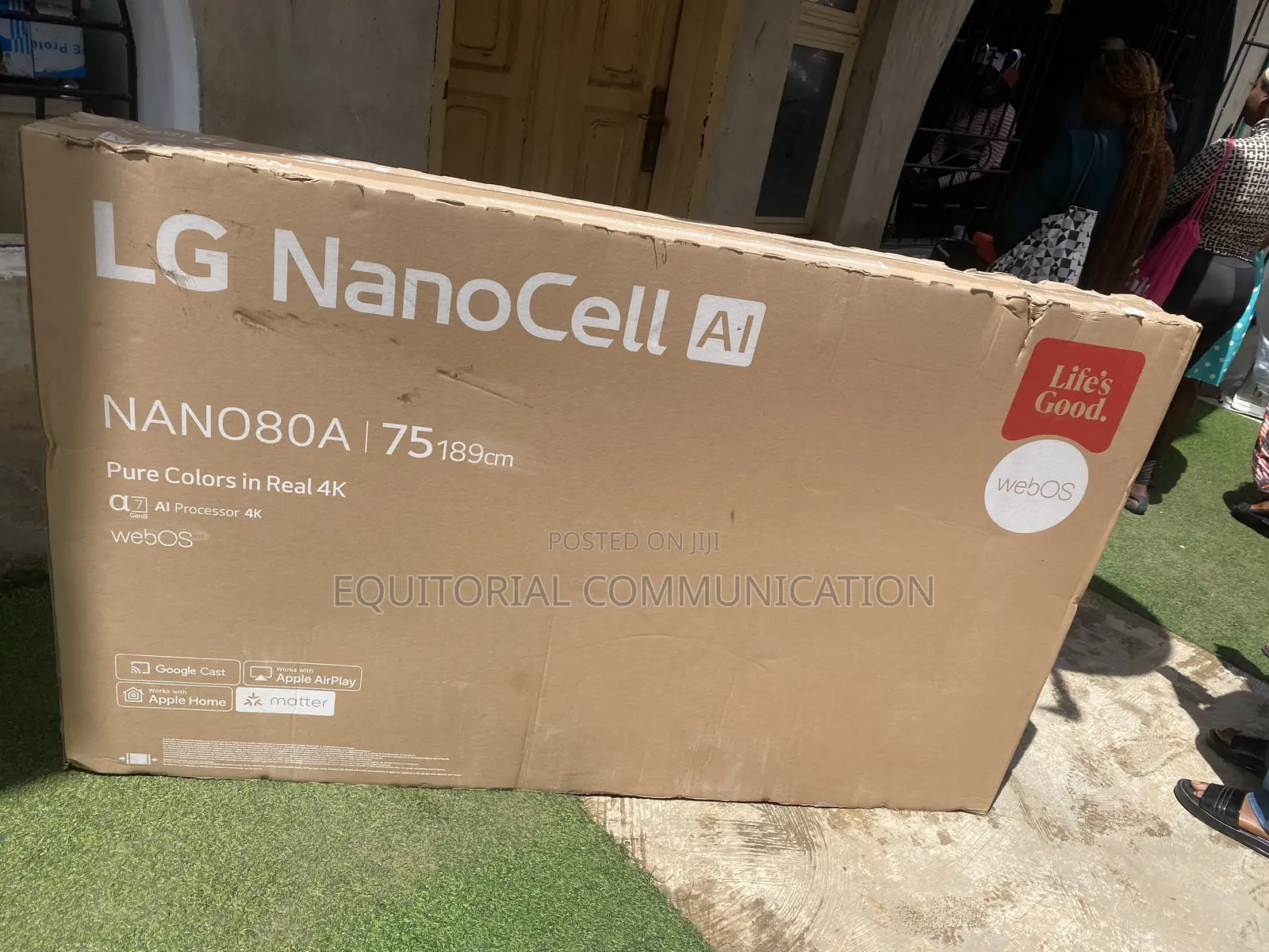 LG 75-Inch 4K UHD Smart TV With NanoCell Colours and AI Sound Pro
