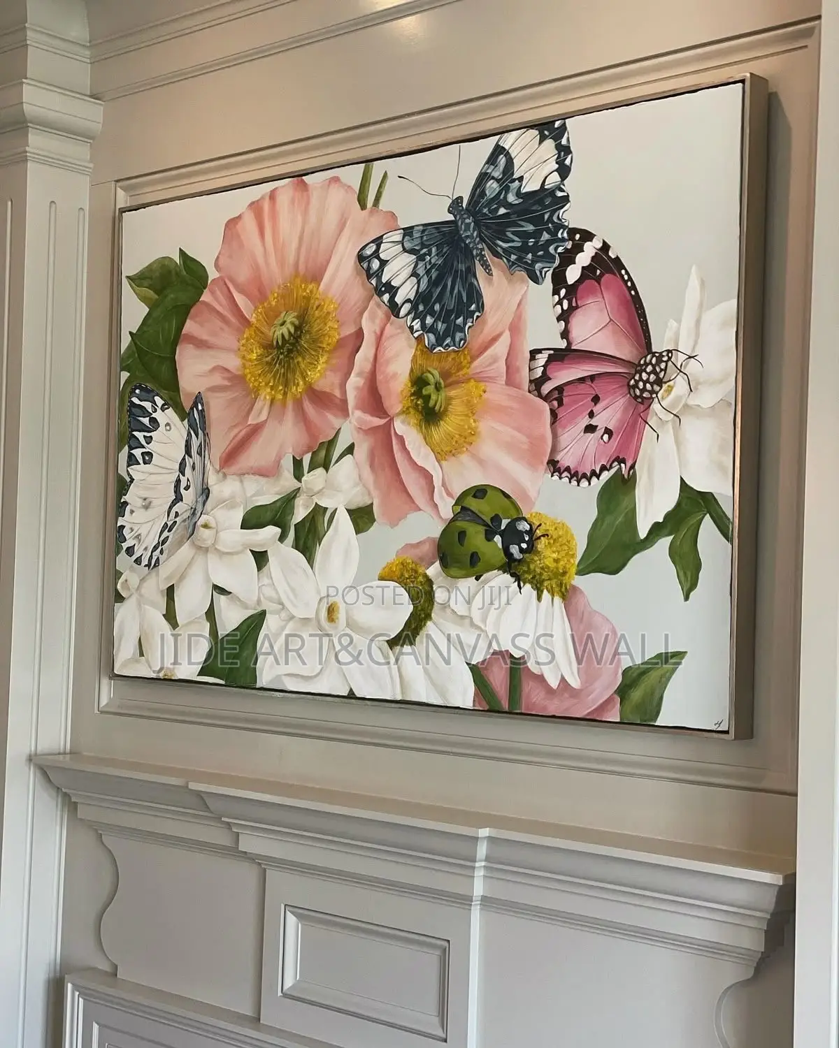 Modern Colorful Flowers Wall Art Interior Decors