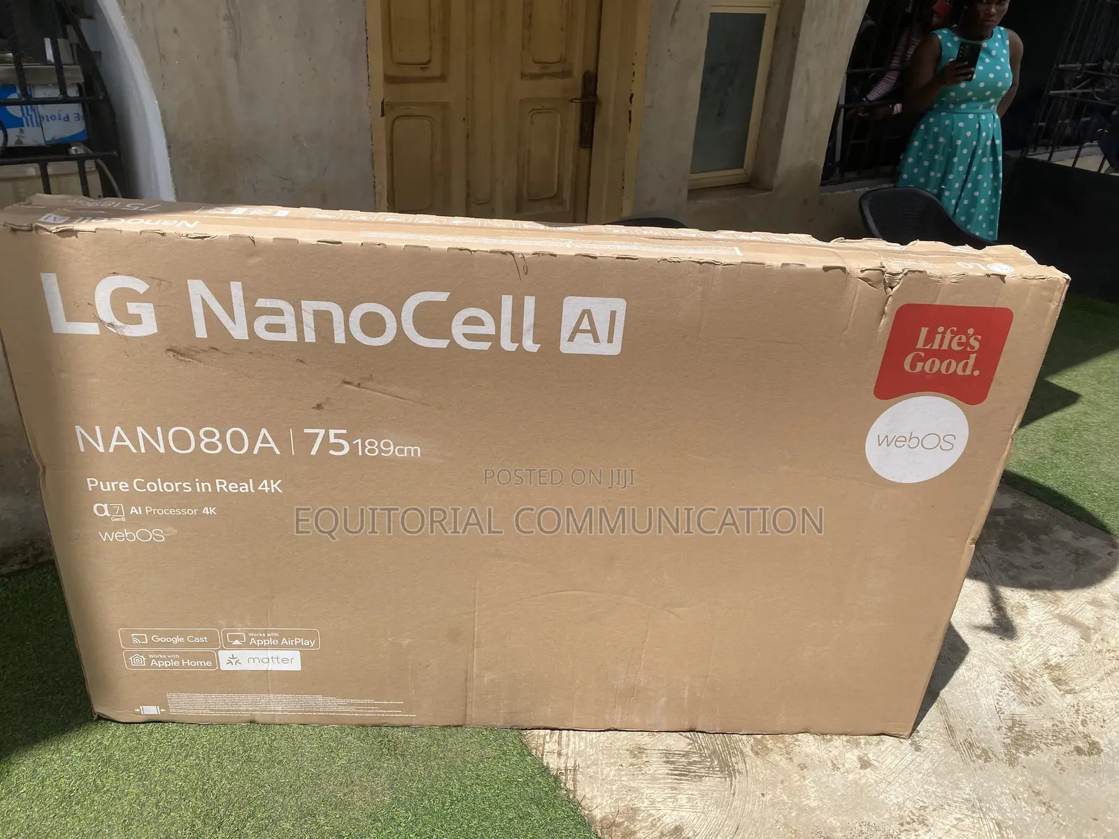 LG 75-Inch NanoCell AI 4K TV With webOS 25 and Bluetooth Connectivity