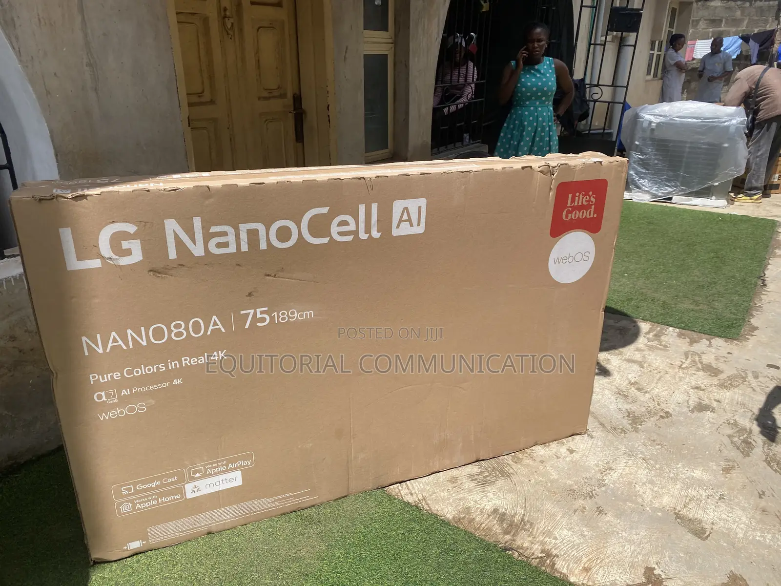 LG 75NANO80A6A NanoCell Smart TV With 75-Inch and Game Optimizer