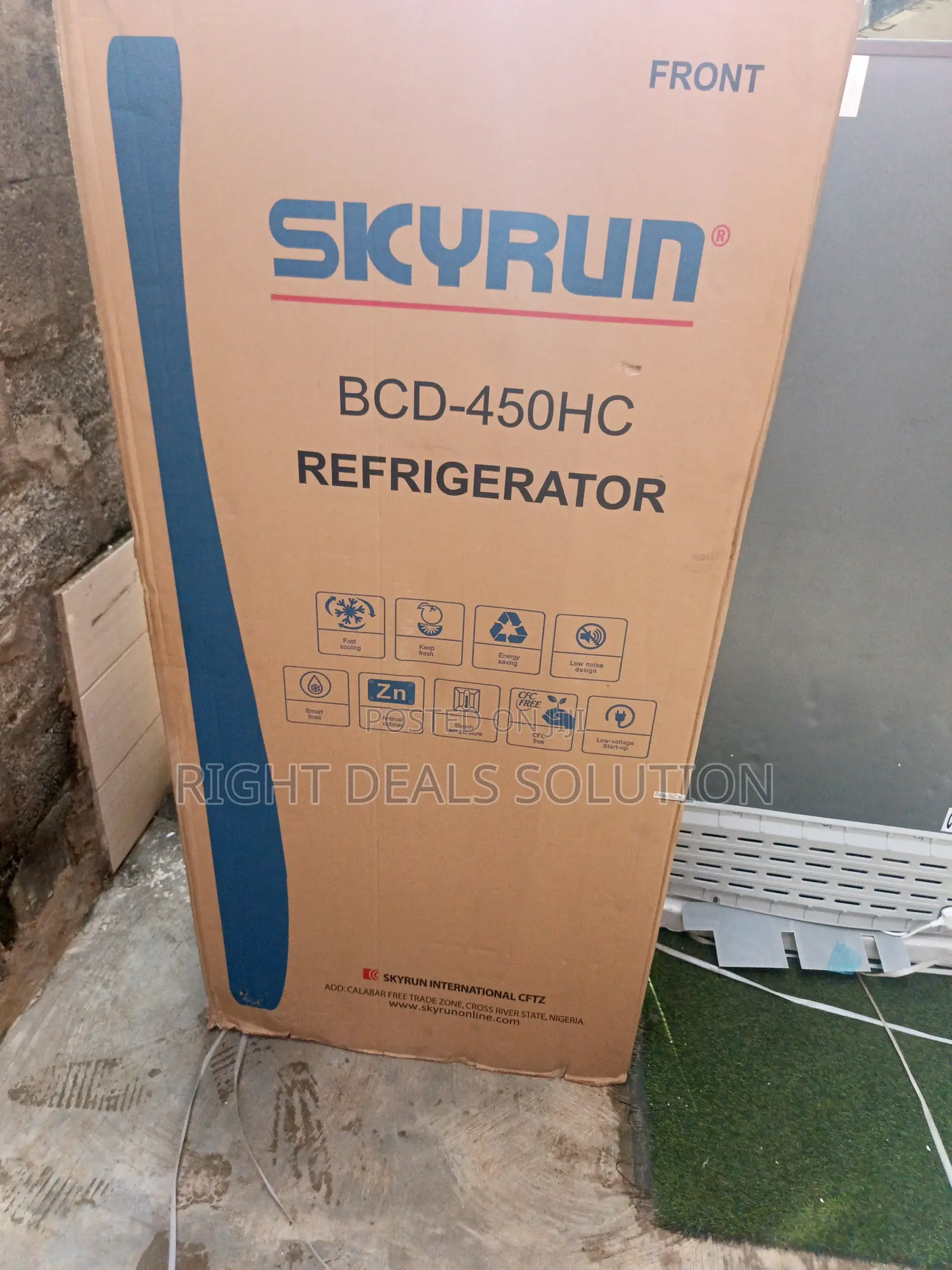 Skyrun 450HC Refrigerator – Modern Cooling for Busy Homes