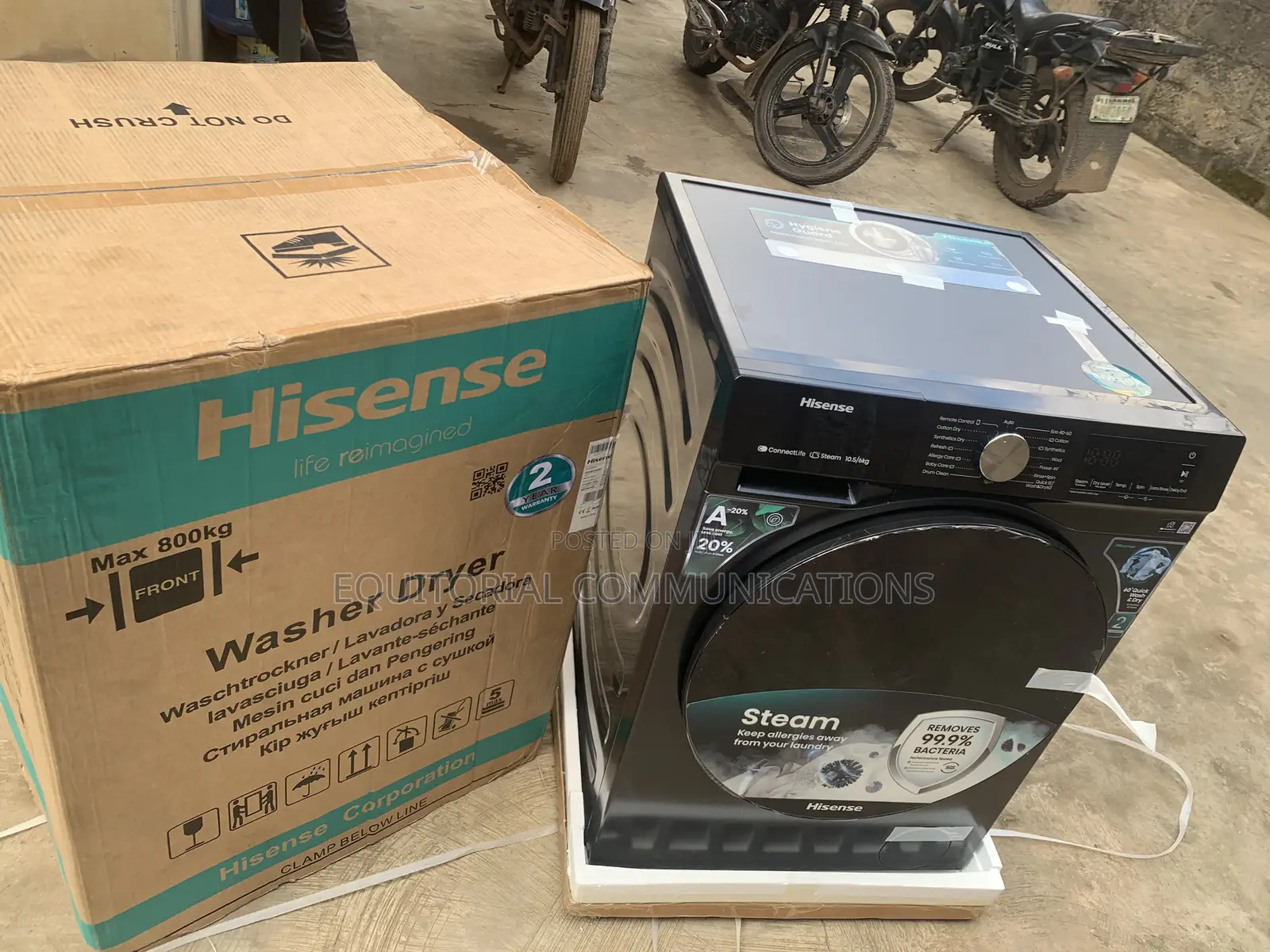 Hisense 10.5kg Washer Dryer – Premium Convenience for Modern Homes