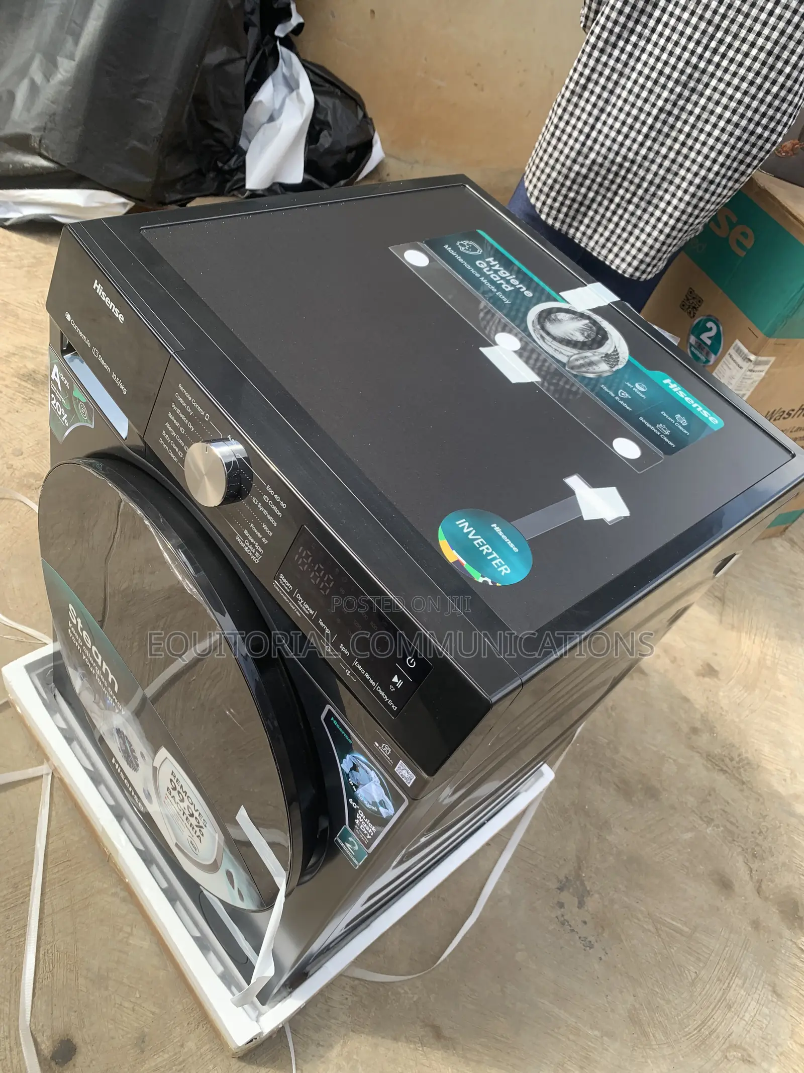 Hisense 10.5kg Wash / 6kg Dry – Refined Laundry Convenience