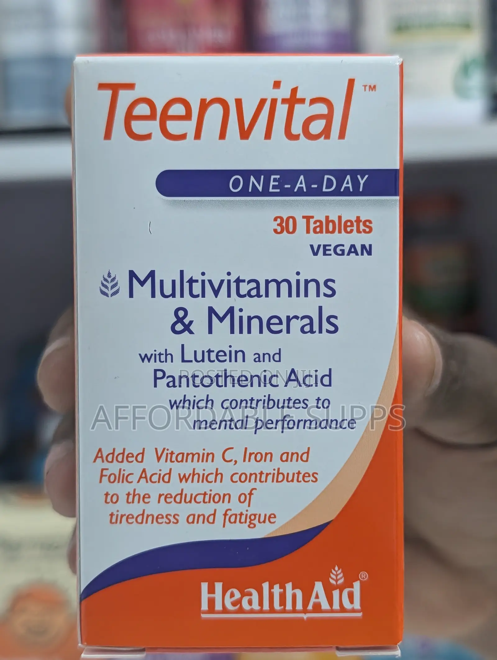 HealthAid Teenvital Multivitamin for Teenagers – 30 Tablets
