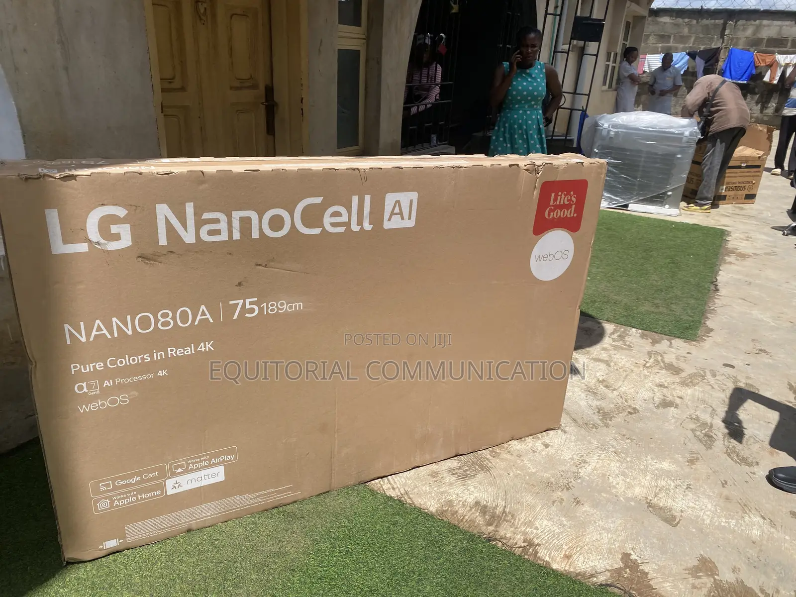 LG 75-Inch AI 4K NanoCell Television With HDR10, HLG and webOS 25