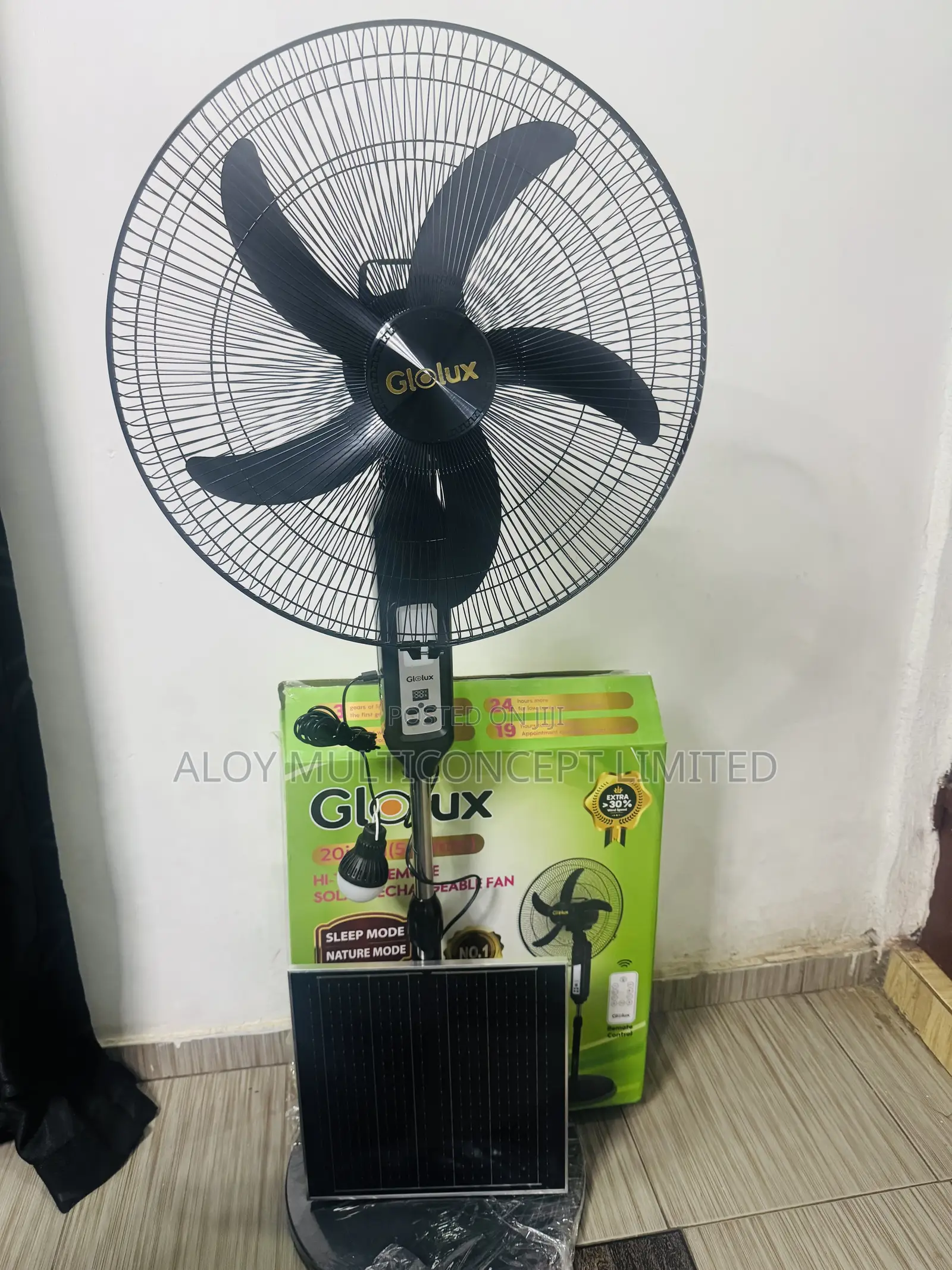 Glolux 20inches Rechargeable Fans