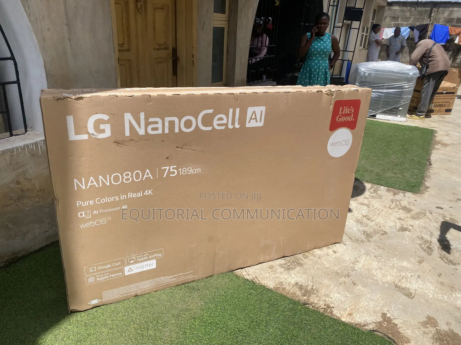 LG 75NANO80A6A 75-Inch 4K With AI-Enhanced Picture QualitUHD Sm