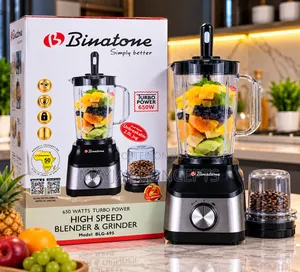 Binatone BLG-695 650W High Speed Blender and Grinder With 2L Jar