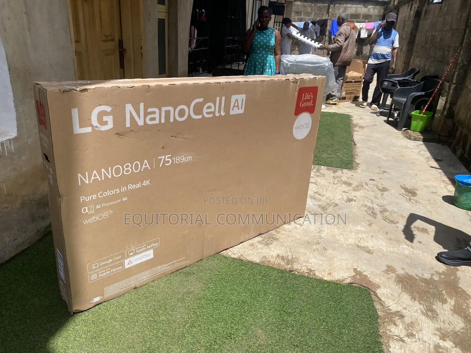 LG 75-Inch NanoCell 4K UHD TV With AI Sound Pro and Game Optimizer