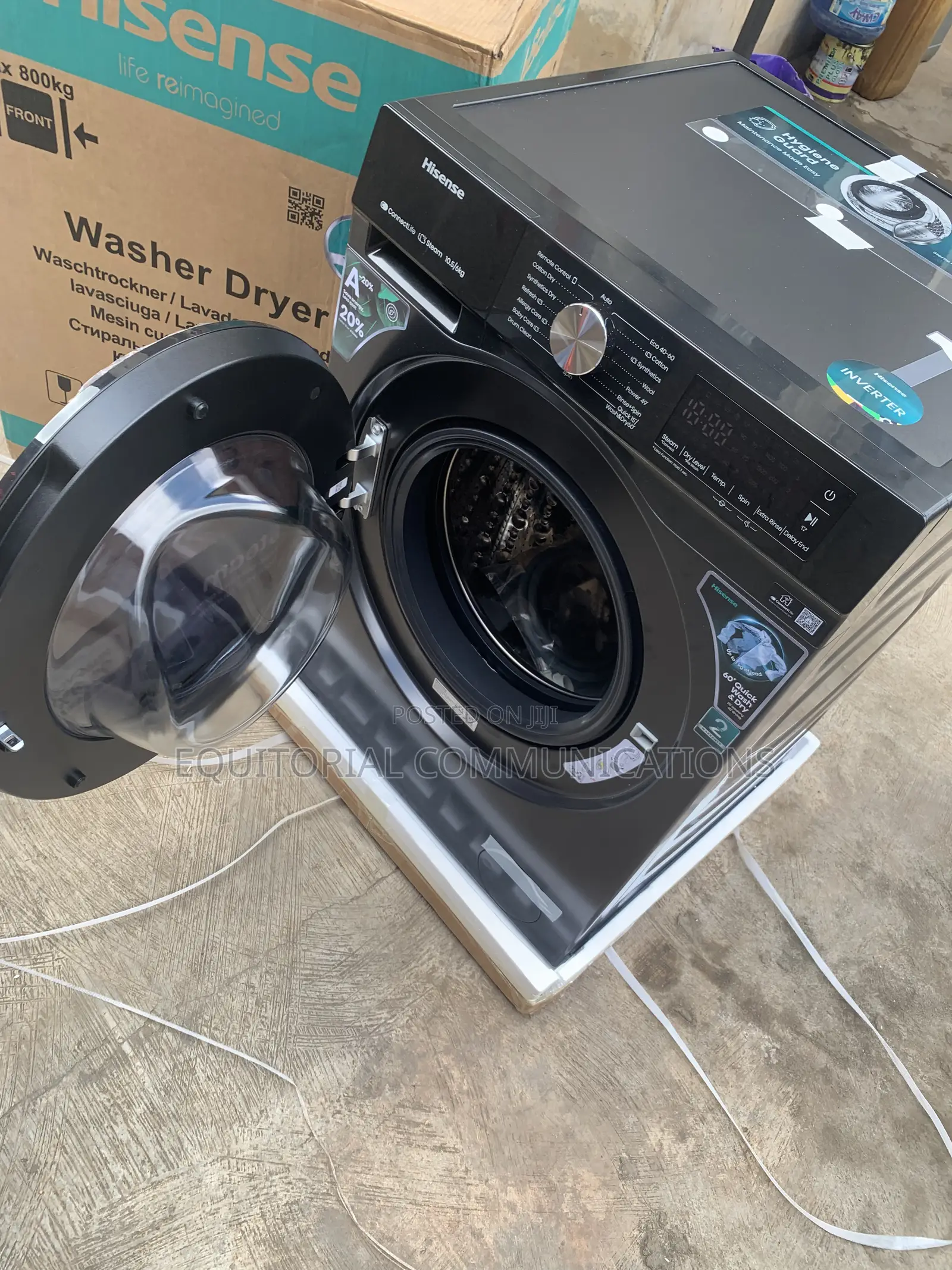 Hisense 10.5/6kg Washer Dryer – Make Every Laundry Day Easier