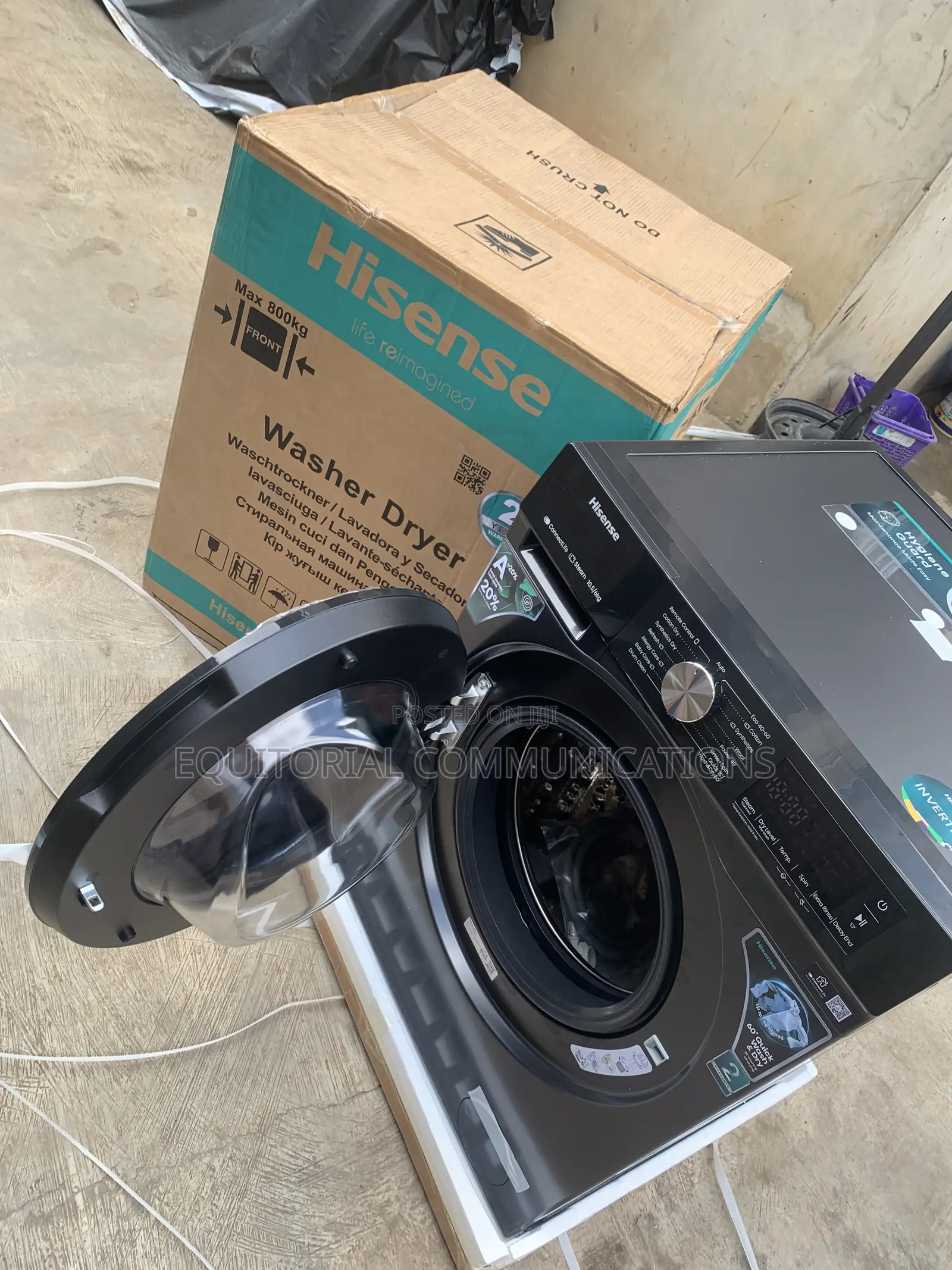 Hisense 10.5kg Wash / 6kg Dry – Everyday Care Made Convenient