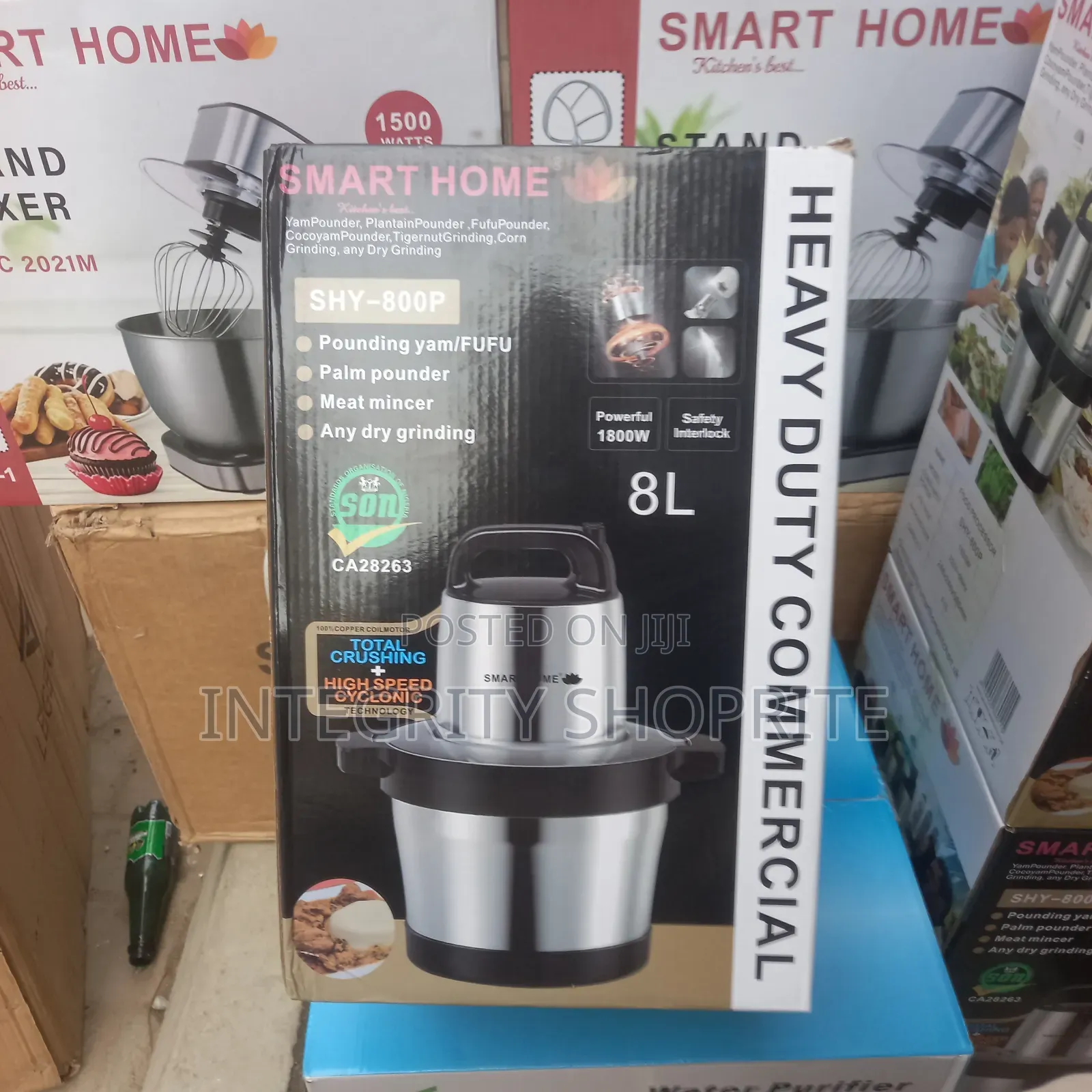 Smart Home 8L Heavy Duty Yam Pounder