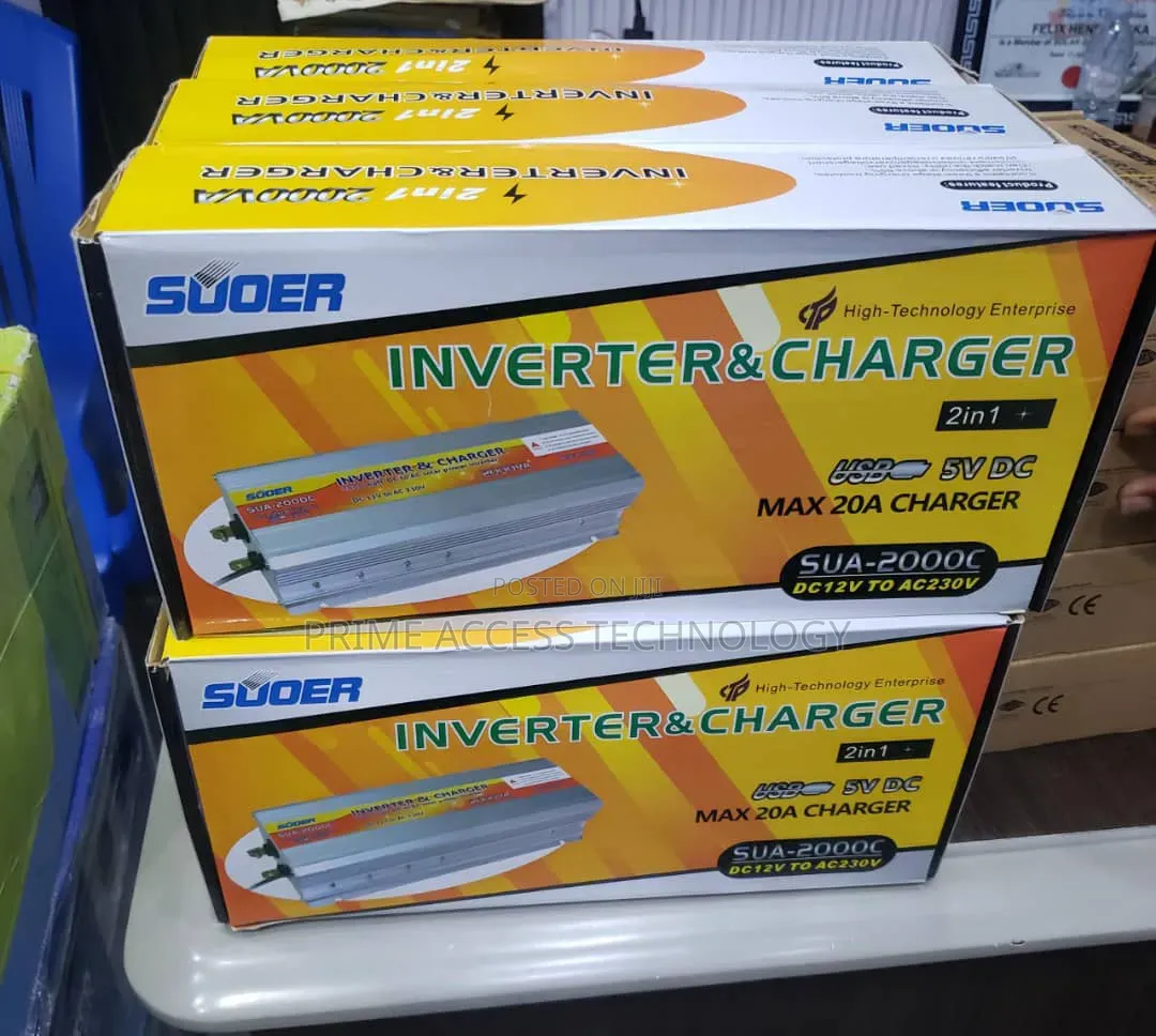 SUOER 2 in 1 2000watts Solar Inverter With Charger