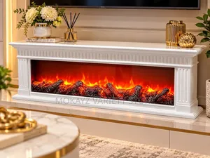 Vintage Led Fireplace Antique Style With Remote and Changes Colors