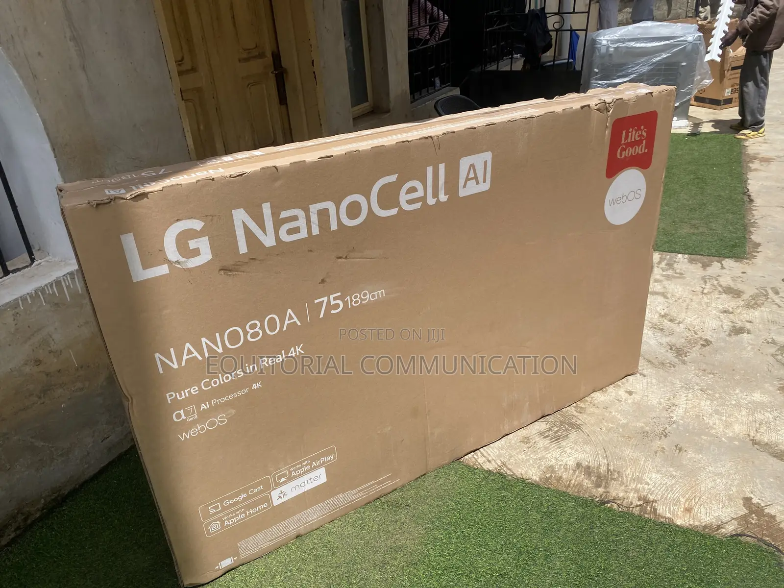 LG 75NANO80A6A AI Smart Television With 75-Inch 4K NanoCell Display