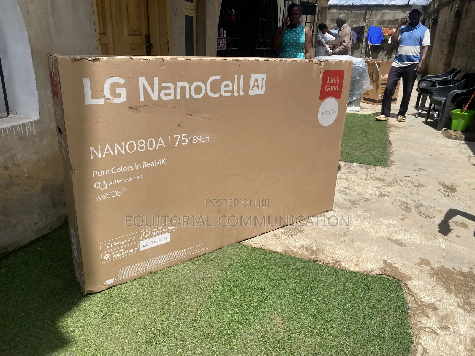 LG 75NANO80A6A AI Smart Television With 75-Inch 4K NanoCell Display