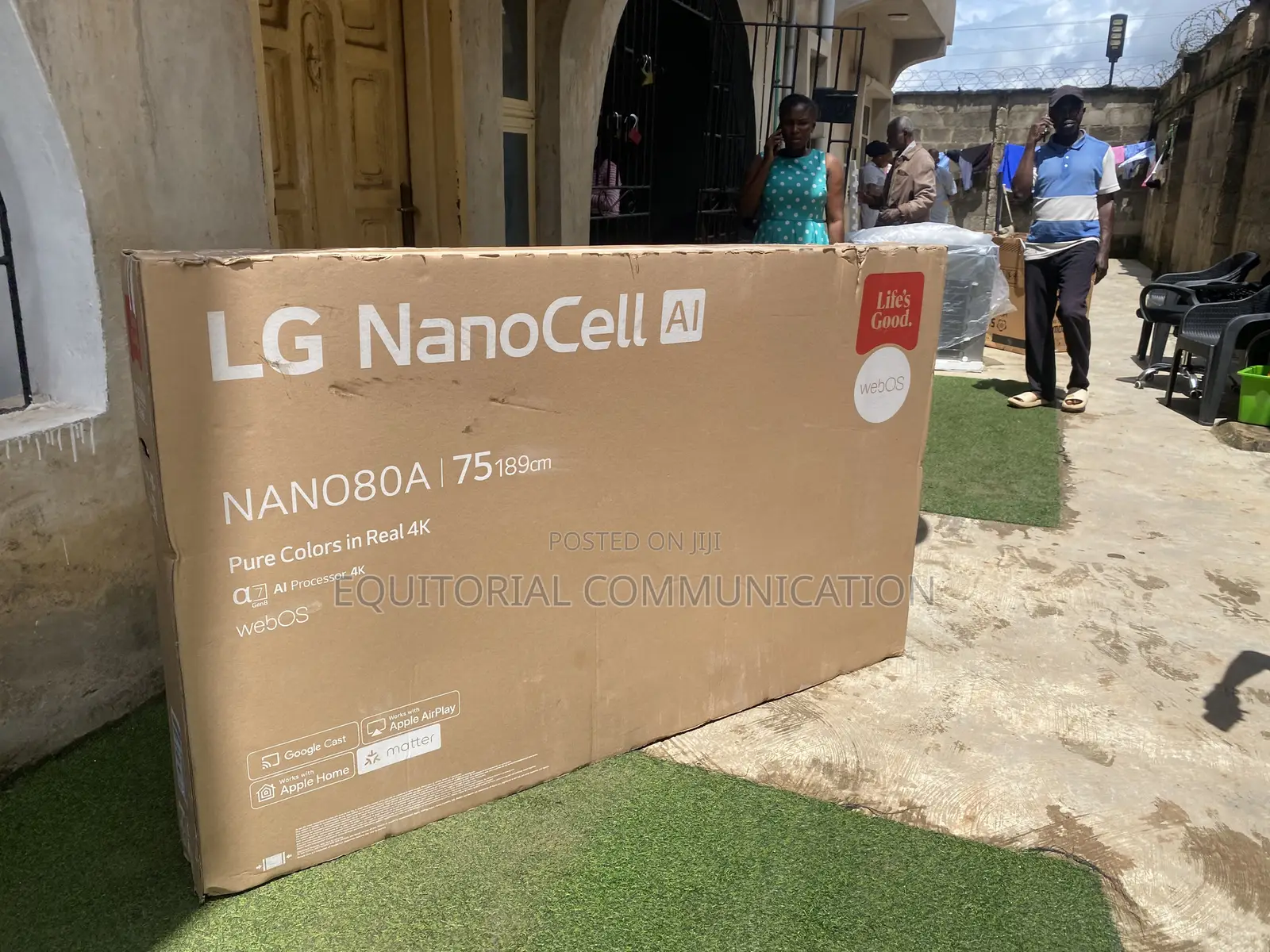 LG 75-Inch 4K NanoCell TV With webOS 25, USB and HDMI Connections