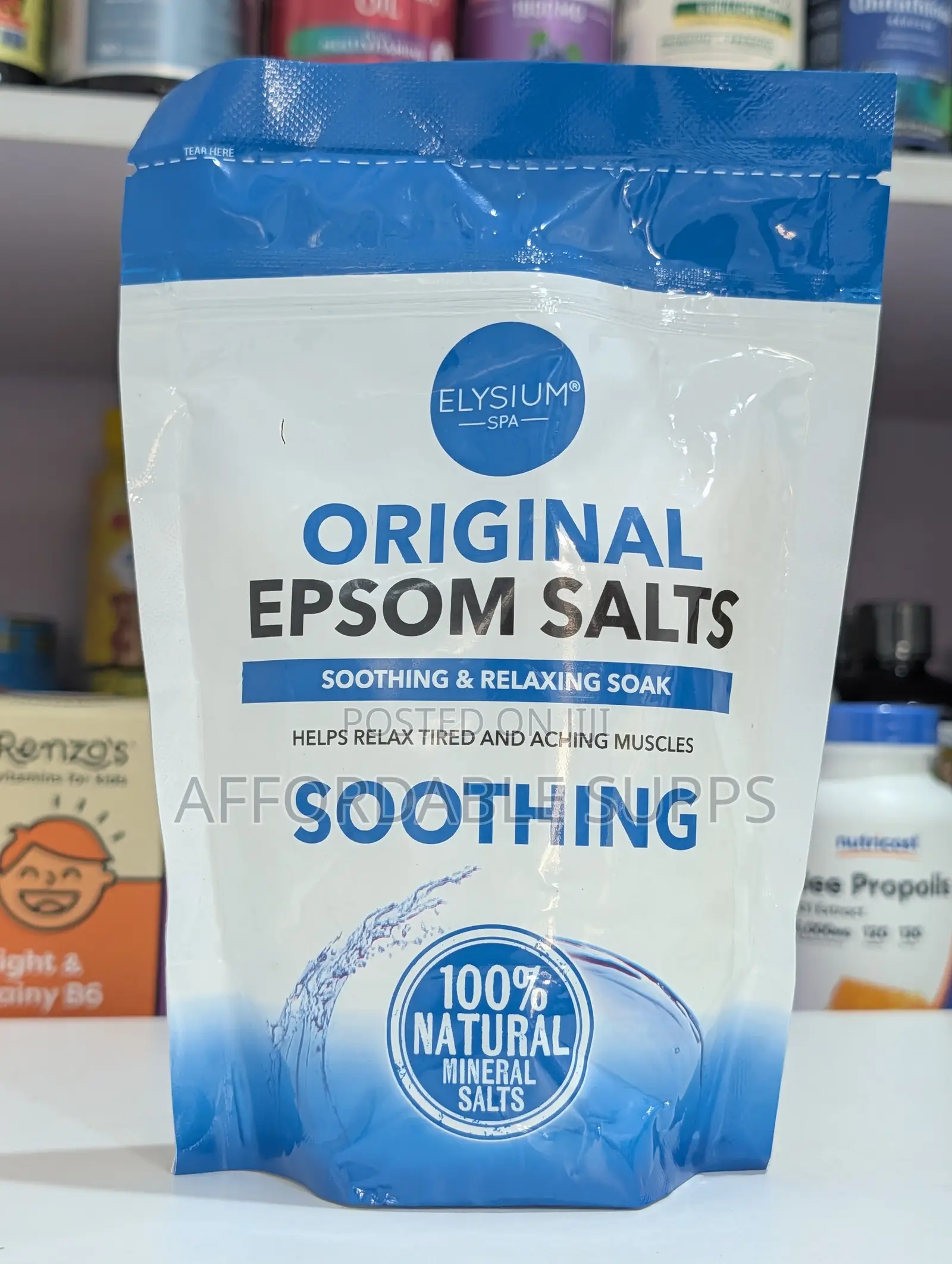 Elysium Spa Original Epsom Salts – Natural Bath Soak