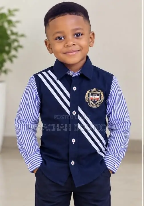 Sales Boy Stocks Shirt ,Long Sleeve Button Down Shirt Classic Kit Wear