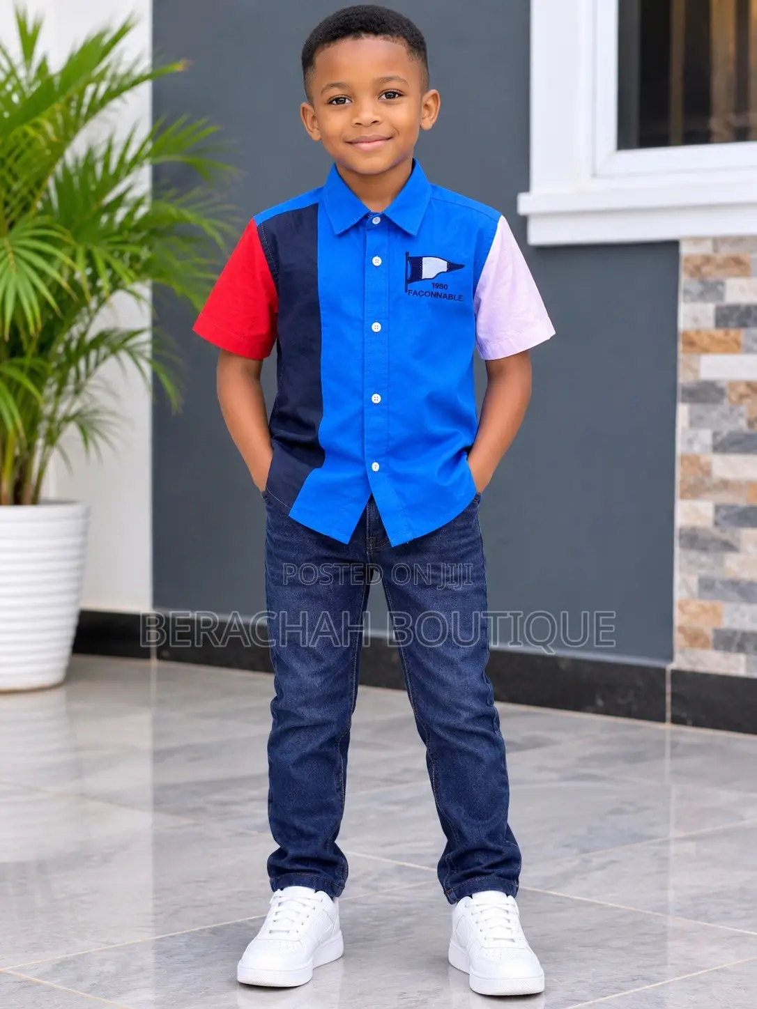 Sales Boy Stocks Shirt ,Long Sleeve Button Down Shirt Classic Kit Wear