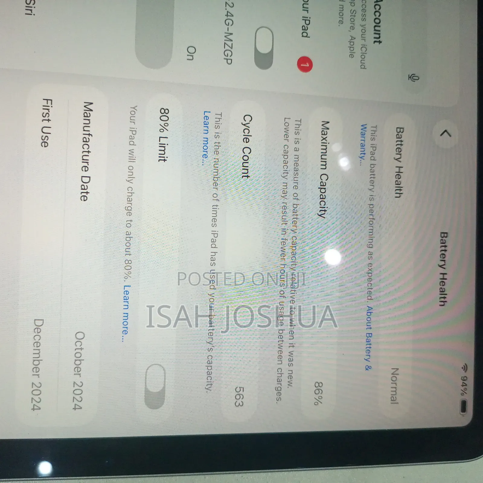 Apple iPad Air 11 (2024) 128 GB Gray