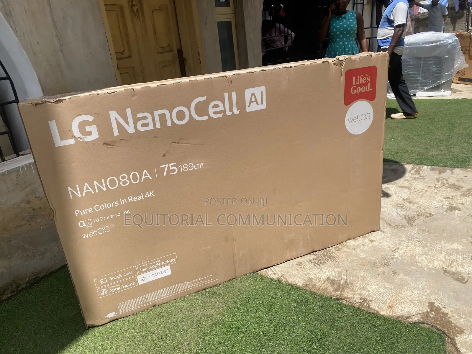 LG 75-Inch NanoCell Smart TV With Α7 AI Gen8 Processor and HLG
