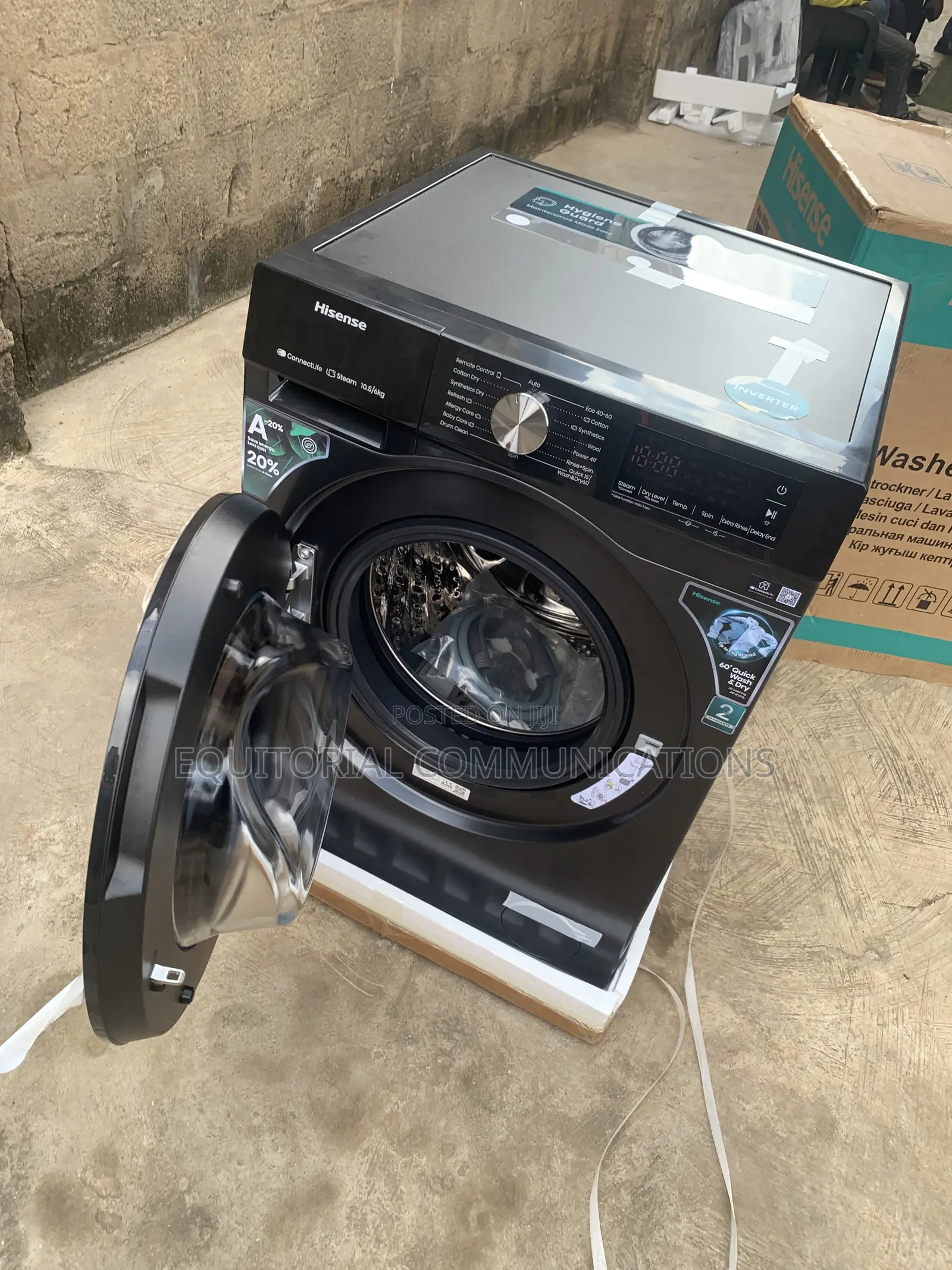 Hisense 10.5kg Washing Machine With Integrated 6kg Drying Capacity