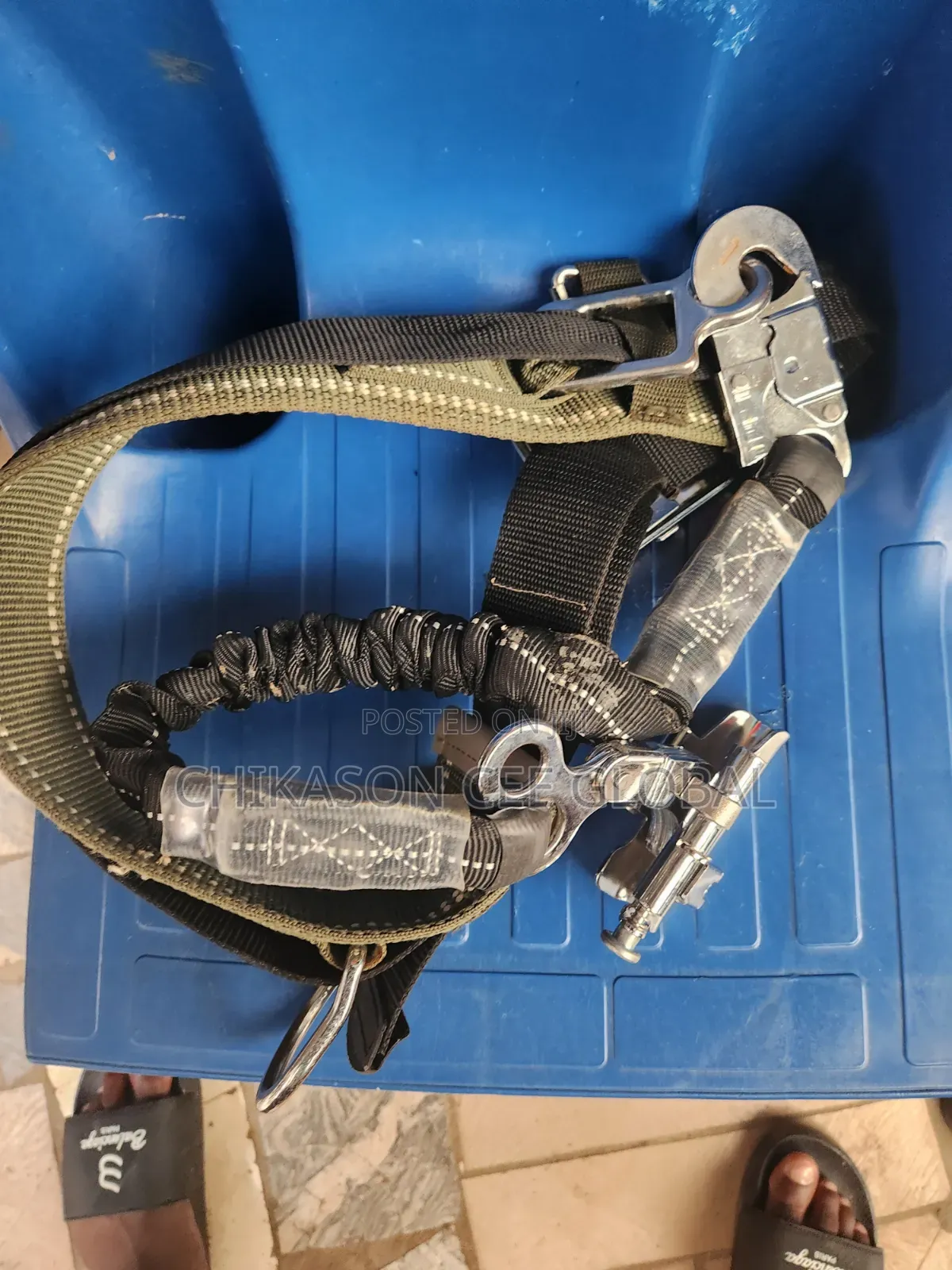Shock Absorbing Safety Lanyard