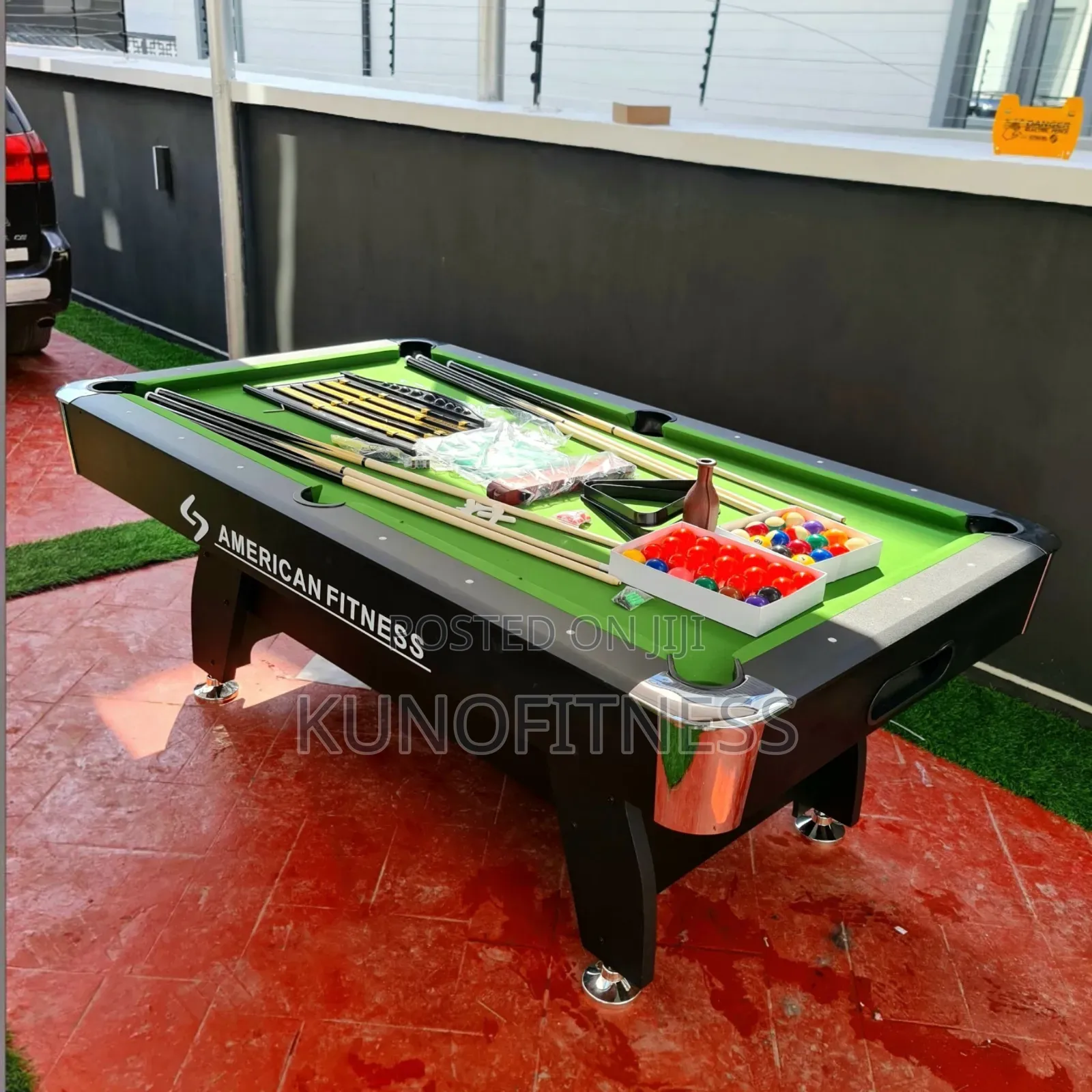 7ft Imported Snooker Table + Cues, Balls & Triangle