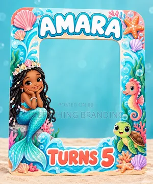 2x2ft Birthday Character Props – Custom Party Photo Decorations