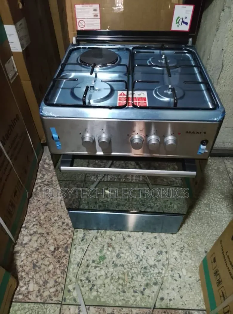 Maxi 3 Gas Cooker With Electric Hotplate and Oven