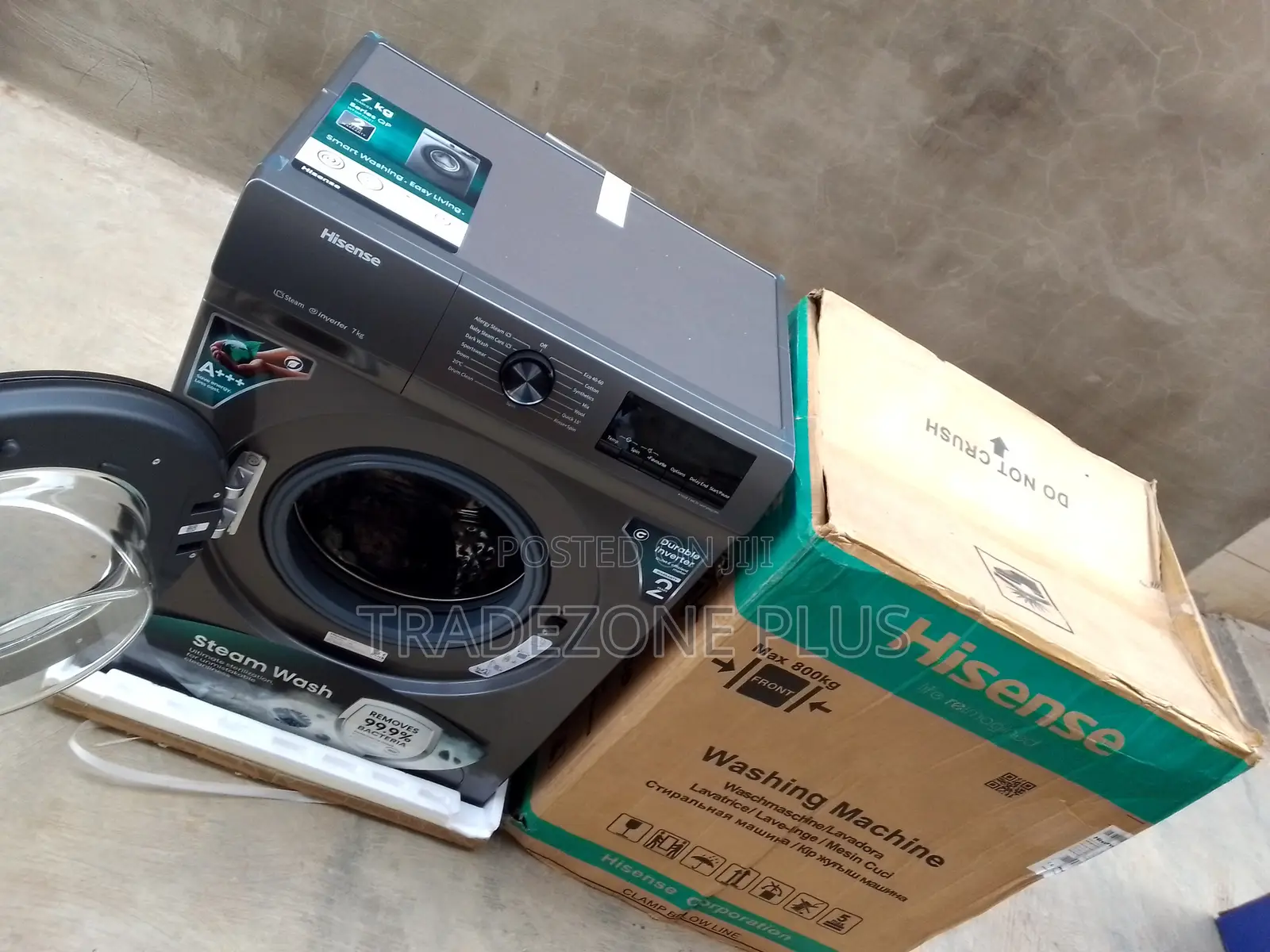 Upgrade Your Laundry With Hisense 7KG Inverter Washing Machine