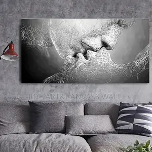 Synthetic Modern Color Mix Abstract Wall Art Interior Designs Nd Deco