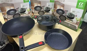 3pcs Quality Non-Stick Cookware Set (Gz-1001)