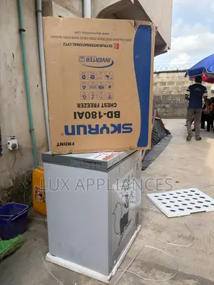 Skyrun 145L Inverter Freezer With Grey Exterior