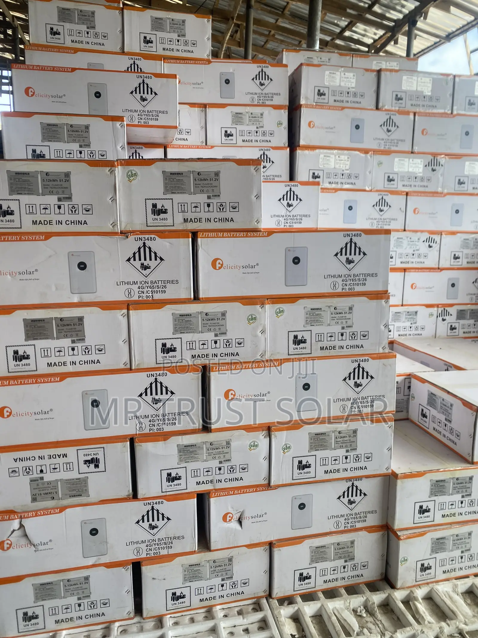 Felicity 5.12kwh 51.2v Lithium Battery