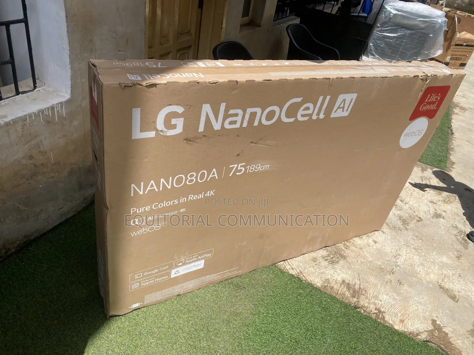 LG 75nano80a6a 75-Inch Ai 4k TV With VRR Up to 60hz