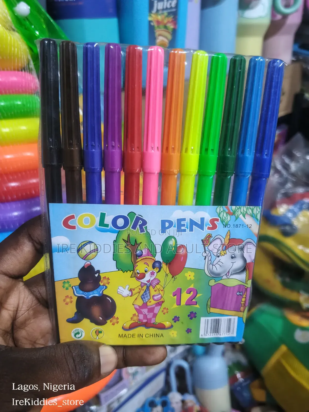 12pcs of 12 Coloured Pen