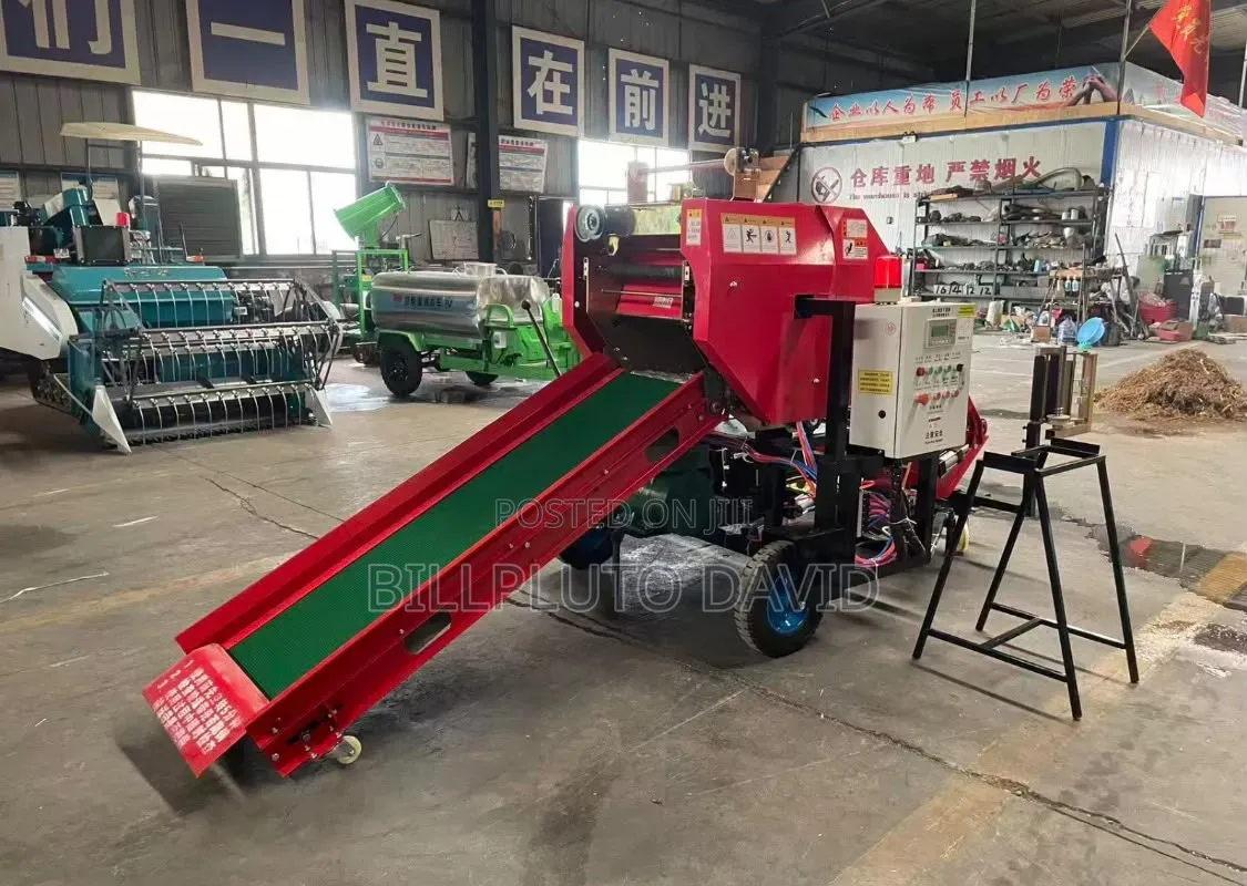 Silage Baler Machine With a Diesel Engine