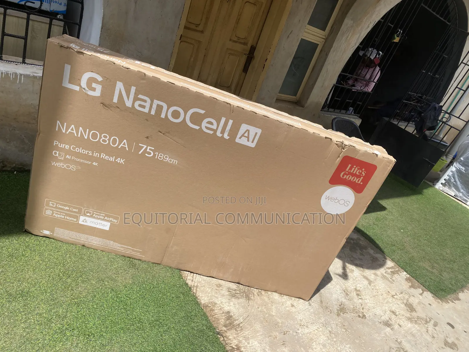 LG 75NANO80A6A 75-Inch 4K NanoCell Television With HLG Support